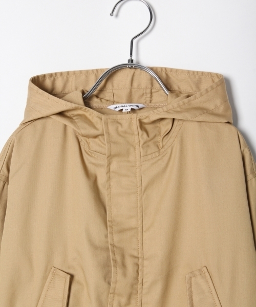 GLOBAL WORK（グローバルワーク）の「【キッズ】GIRLSショートタケマンパ/800266（マウンテンパーカー・キッズ・ベージュ/ライトピンク・LARGE/MEDIUM/X-LARGE/XX-LARGE/SMALL）」の6枚目の写真