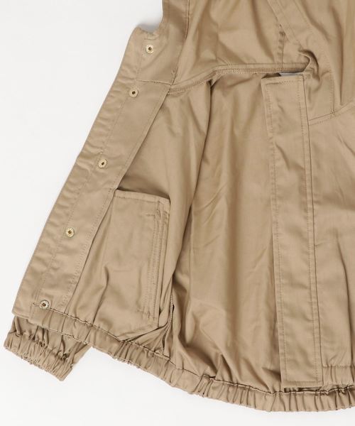 GLOBAL WORK（グローバルワーク）の「【キッズ】GIRLSショートタケマンパ/800266（マウンテンパーカー・キッズ・ベージュ/ライトピンク・LARGE/MEDIUM/X-LARGE/XX-LARGE/SMALL）」の4枚目の写真