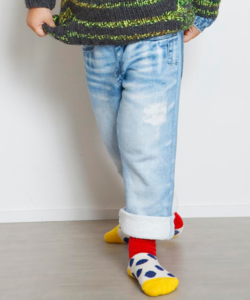 'PalinkA（パリンカ）の「KIDSデニム転写プリントパンツ（その他パンツ・キッズ・インディゴブルー・2/4/6）」の8枚目の写真