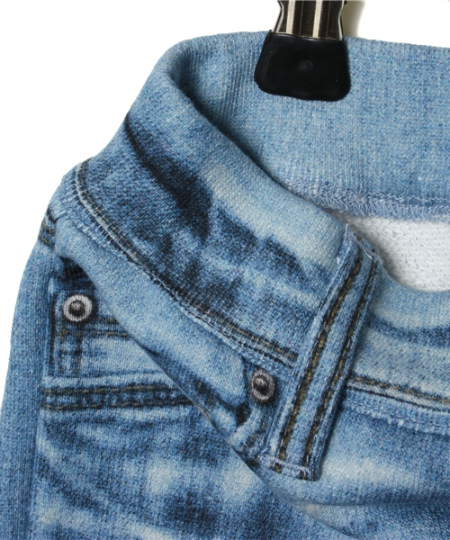 'PalinkA（パリンカ）の「KIDSデニム転写プリントパンツ（その他パンツ・キッズ・インディゴブルー・2/4/6）」の7枚目の写真