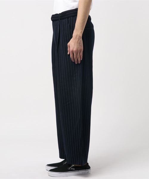 WEGO(ウィゴー)の「WEGO/【WEB限定】ベルト付きワイドスラックス(スラックス・メンズ・ベージュ系その他2/ブラック系その他4/ブルー系その他4/グレー系その他2/ネイビー/グレー/ブラック/グリーン・MEDIUM/LARGE/SMALL)」の9枚目の写真