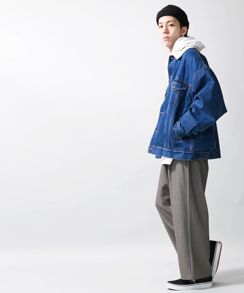 WEGO(ウィゴー)の「WEGO/【WEB限定】ベルト付きワイドスラックス(スラックス・メンズ・ベージュ系その他2/ブラック系その他4/ブルー系その他4/グレー系その他2/ネイビー/グレー/ブラック/グリーン・MEDIUM/LARGE/SMALL)」の20枚目の写真