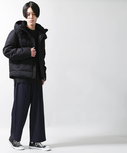 WEGO(ウィゴー)の「WEGO/【WEB限定】ベルト付きワイドスラックス(スラックス・メンズ・ベージュ系その他2/ブラック系その他4/ブルー系その他4/グレー系その他2/ネイビー/グレー/ブラック/グリーン・MEDIUM/LARGE/SMALL)」の17枚目の写真