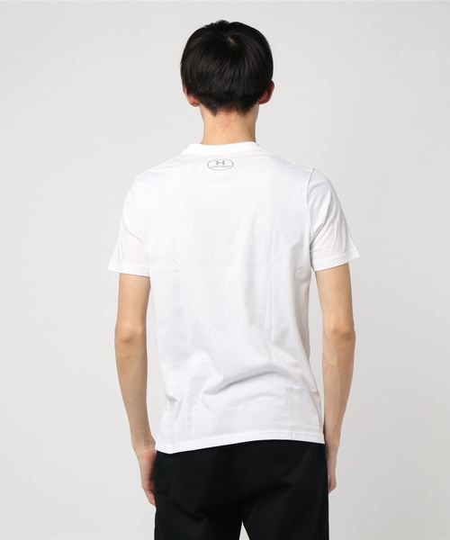 UNDER ARMOUR（アンダーアーマー）の「アンダーアーマー UNDER ARMOUR UA BOXED SPORTSTYLE SS 1329581（Tシャツ/カットソー・メンズ・レッド/オフホワイト・M/L/S/XL/XXL）」の3枚目の写真