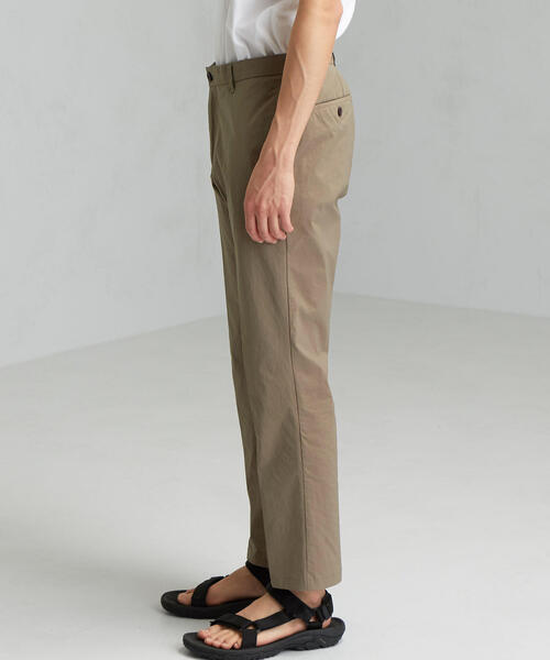 green label relaxing（グリーンレーベルリラクシング）の「NM★★ ポロシャツ & スラックス 3点セット / パンツ ＜機能性生地 / ストレッチ＞（ポロシャツ・メンズ・ダークブラウン/ベージュ/ネイビー・M/S/XL/L/XS）」の4枚目の写真