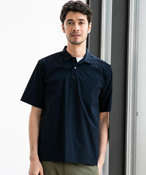 green label relaxing（グリーンレーベルリラクシング）の「NM★★ ポロシャツ & スラックス 3点セット / パンツ ＜機能性生地 / ストレッチ＞（ポロシャツ・メンズ・ダークブラウン/ベージュ/ネイビー・M/S/XL/L/XS）」の12枚目の写真