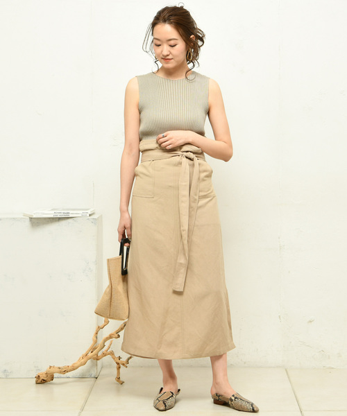 DouDou(ドゥドゥ)の「ワンショル2WAYワンピース(ワンピース・レディース・ベージュ/グリーン・FREE)」の15枚目の写真