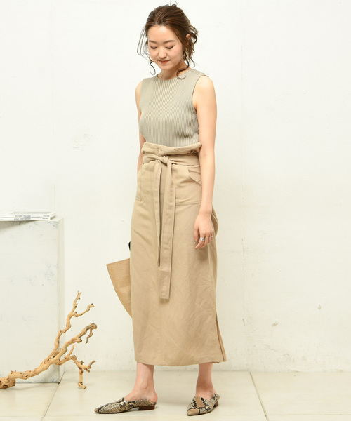 DouDou(ドゥドゥ)の「ワンショル2WAYワンピース(ワンピース・レディース・ベージュ/グリーン・FREE)」の4枚目の写真