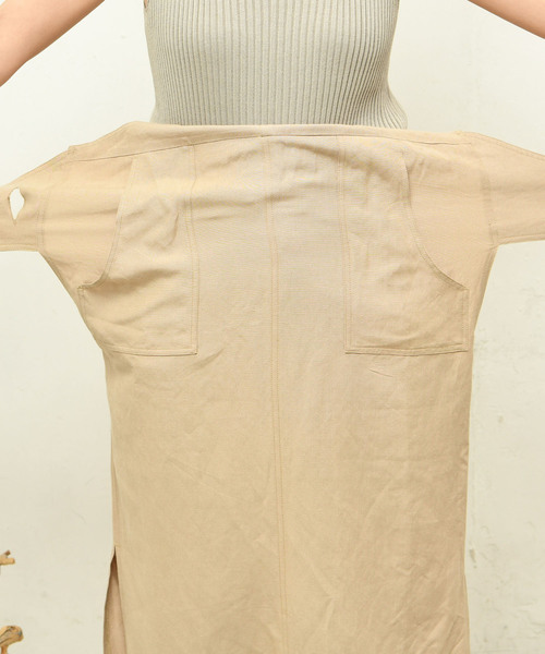 DouDou(ドゥドゥ)の「ワンショル2WAYワンピース(ワンピース・レディース・ベージュ/グリーン・FREE)」の11枚目の写真