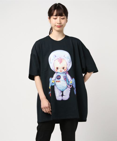 land by milkboy cerise 宇宙服 ベイビー Tシャツ 黒 - メルカリ