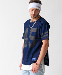 MONKEY TIME | MT∴ 6ozデニム フットボール T-シャツ(シャツ/ブラウス)