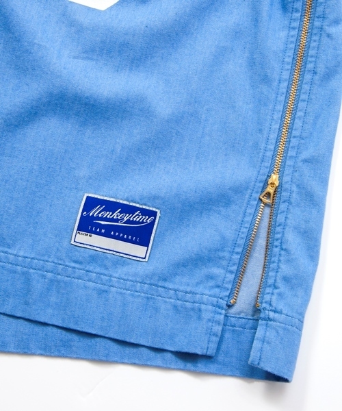 MONKEY TIME（モンキータイム）の「MT∴ 6ozデニム フットボール T-シャツ（シャツ/ブラウス・メンズ・ネイビー/ライトブルー・MEDIUM/SMALL/LARGE）」の6枚目の写真