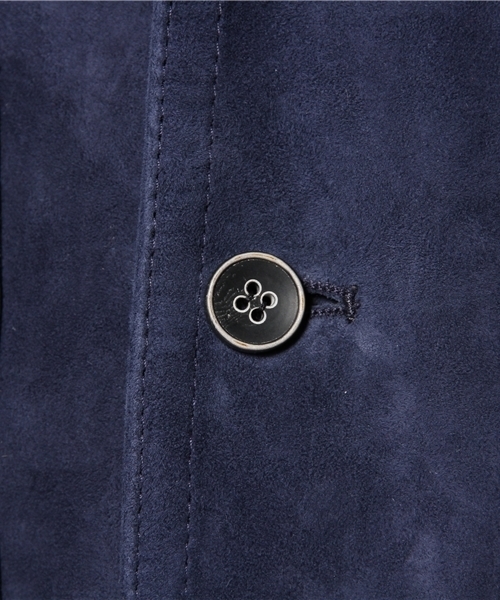 BRILLA per il gusto(ブリッラペルイルグースト)の「EMMETI / 別注スエードジャケット(ブルゾン・メンズ・ライトブラウン/ブルー系その他・48/44/46)」の4枚目の写真