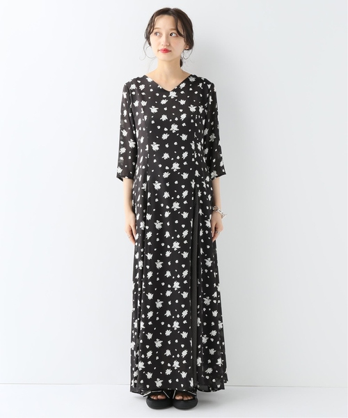 CITYSHOP(シティーショップ)の「小花キリカエワンピース◆(ワンピース・レディース・ブラック・38/36)」の17枚目の写真