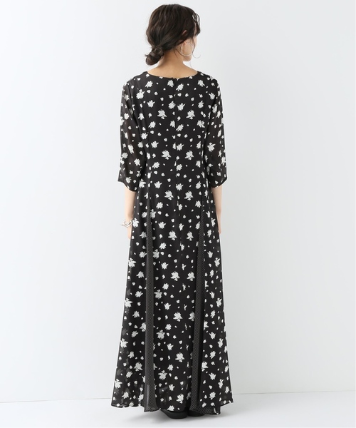 CITYSHOP(シティーショップ)の「小花キリカエワンピース◆(ワンピース・レディース・ブラック・38/36)」の9枚目の写真