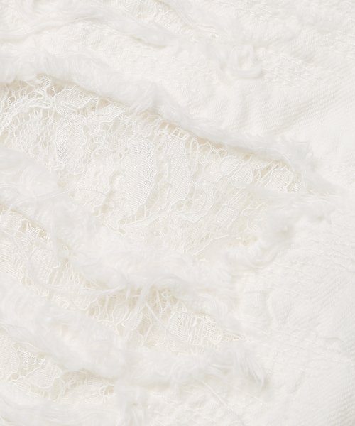 mame（マメ）の「SKIRT（デニムスカート・レディース・ホワイト/ブラック・1/2）」の8枚目の写真