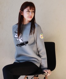 PINEAPPLE BETTY'S�i�p�C�i�b�v���׃e�B�[�Y�j�́u�yBetty�fs x PEANUTS �z���{�� �X�k�[�s�[���� �W���K�[�h�j�b�g�Z�[�^�[�i���̑��g�b�v�X�j�v