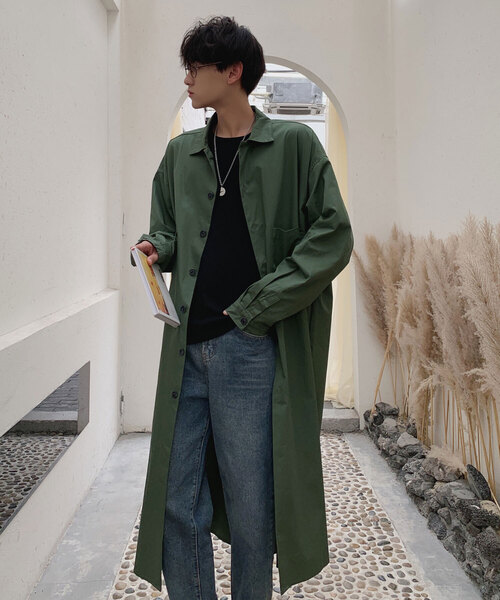 MGV（エムジーヴィー）の「オーバーサイズロングシャツコート