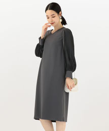little black:カッセンボリュームスリーブワンピース◇