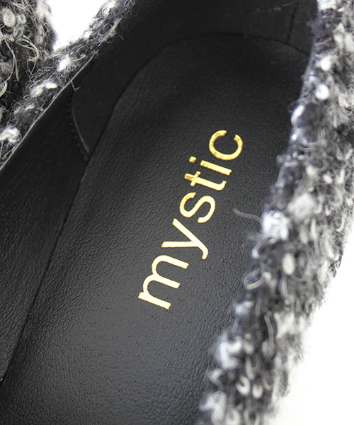 mystic(ミスティック)の「ツイードウェッジ(パンプス・レディース・オフホワイト/ブラック/グレー/チャコールグレー・36/37/38)」の10枚目の写真