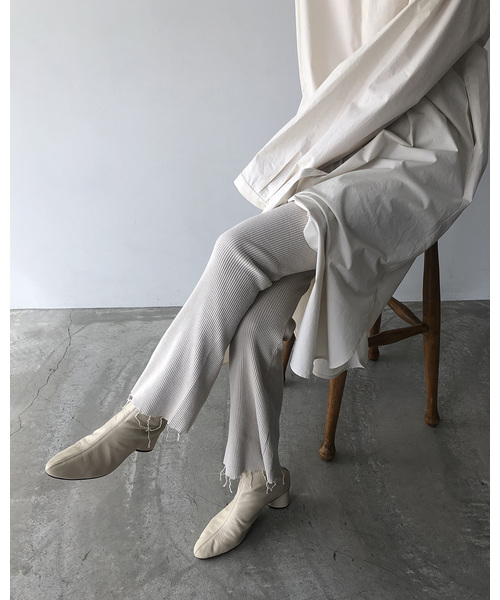 TODAYFUL（トゥデイフル）の「ソフトレザーブーツ（ブーツ・レディース・ブラック/キナリ・36inch/38inch/37inch）」の7枚目の写真