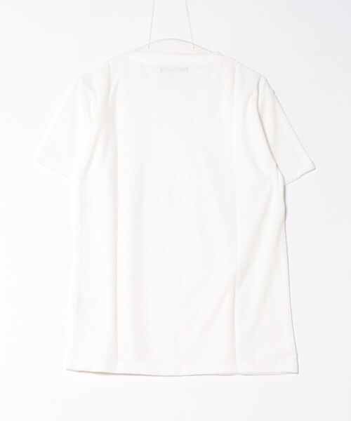 NO WAY(ノーウェイ)の「/ランダムパイルVネックTシャツ/(Tシャツ/カットソー・レディース・ホワイト/ブラック/杢グレー/ネイビー・MEDIUM/X-LARGE/LARGE)」の5枚目の写真