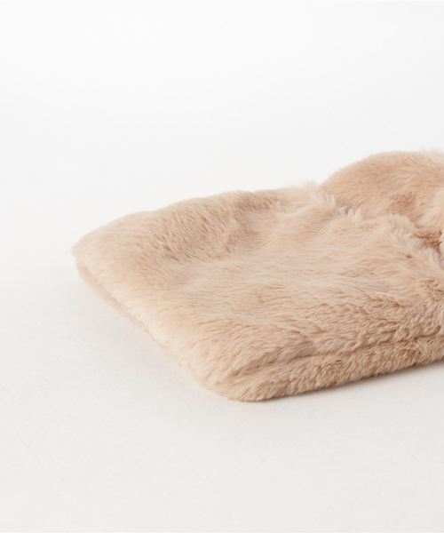 WEGO(ウィゴー)の「WEGO/ファー巾着ショルダーバッグ(ショルダーバッグ・レディース・ベージュ/その他1・FREE)」の9枚目の写真