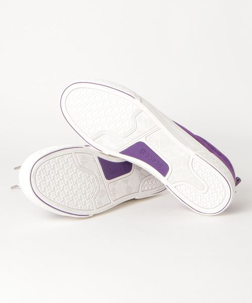 SLACK FOOTWEAR（スラックフットウェア）の「【SLACK】 CLUDE　パープルカラースウェード スニカー（スニーカー・メンズ・パープル・27/28/26）」の3枚目の写真
