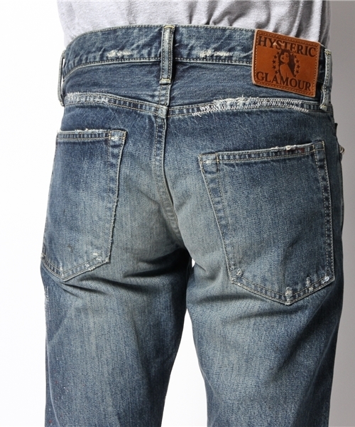 HYSTERIC GLAMOUR(ヒステリックグラマー)の「DUR加工デニム スリムストレートPT(デニムパンツ・メンズ・インディゴブルー・30inch/29inch/34inch/28inch/31inch/32inch)」の5枚目の写真