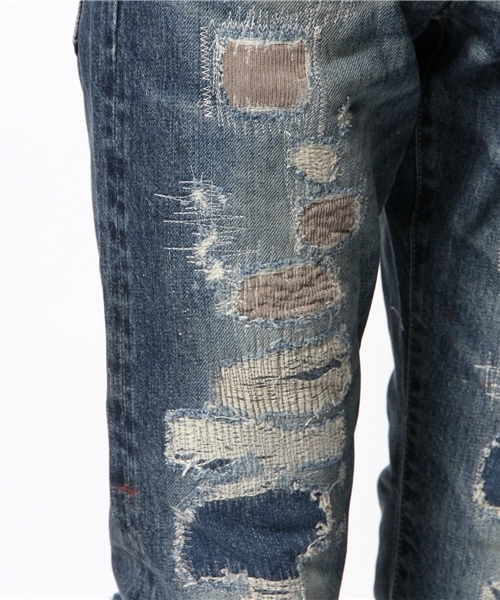 HYSTERIC GLAMOUR(ヒステリックグラマー)の「DUR加工デニム スリムストレートPT(デニムパンツ・メンズ・インディゴブルー・30inch/29inch/34inch/28inch/31inch/32inch)」の9枚目の写真