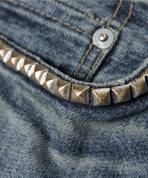 HYSTERIC GLAMOUR(ヒステリックグラマー)の「DUR加工デニム スリムストレートPT(デニムパンツ・メンズ・インディゴブルー・30inch/29inch/34inch/28inch/31inch/32inch)」の14枚目の写真