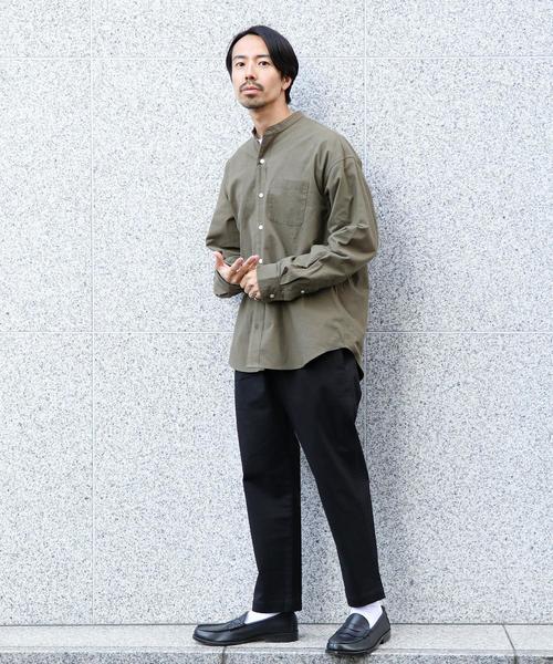 coen（コーエン）の「タックアンクルチノパンツ#（チノパンツ・メンズ・ベージュ/ブラック/オリーブ・MEDIUM/X-LARGE/LARGE/SMALL）」の19枚目の写真