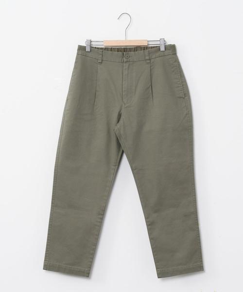 coen（コーエン）の「タックアンクルチノパンツ#（チノパンツ・メンズ・ベージュ/ブラック/オリーブ・MEDIUM/X-LARGE/LARGE/SMALL）」の17枚目の写真