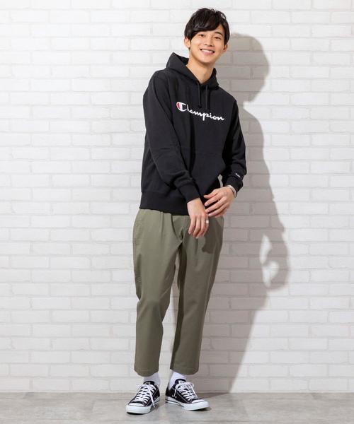 coen（コーエン）の「タックアンクルチノパンツ#（チノパンツ・メンズ・ベージュ/ブラック/オリーブ・MEDIUM/X-LARGE/LARGE/SMALL）」の7枚目の写真