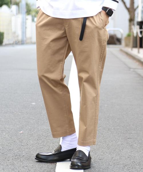 coen（コーエン）の「タックアンクルチノパンツ#（チノパンツ・メンズ・ベージュ/ブラック/オリーブ・MEDIUM/X-LARGE/LARGE/SMALL）」の10枚目の写真