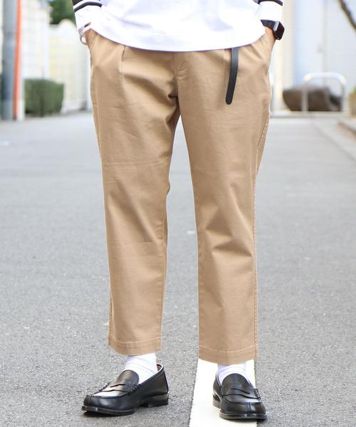 coen（コーエン）の「タックアンクルチノパンツ#（チノパンツ・メンズ・ベージュ/ブラック/オリーブ・MEDIUM/X-LARGE/LARGE/SMALL）」の11枚目の写真