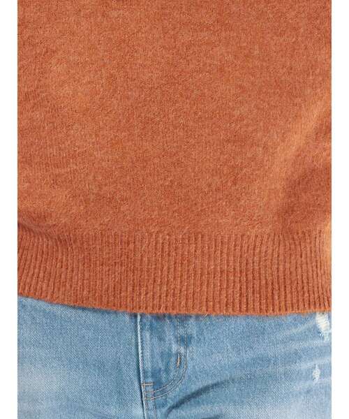 EMODA（エモダ）の「オープンショルダールーズニット（ニット/セーター・レディース・ブラック/グレー/オレンジ・FREE）」の16枚目の写真