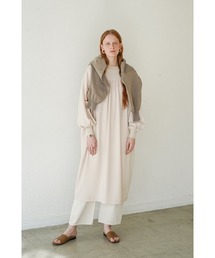 CLANE | FRONT GATHER LOOSE ONE PIECE(ワンピース)