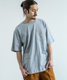 CARHARTT カーハート Oxford Sports Shirt ルーズシルエット ビッグ ポケットTEE K87