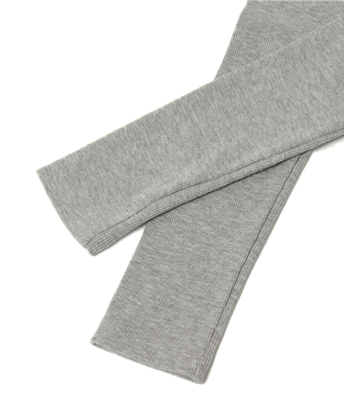 WEGO（ウィゴー）の「WEGO/リブレギンス（レギンス/スパッツ・レディース・オフホワイト/ブラック/杢グレー・FREE）」の6枚目の写真