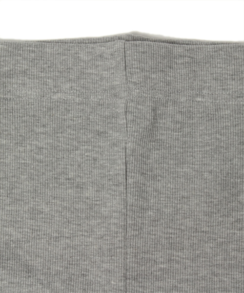 WEGO（ウィゴー）の「WEGO/リブレギンス（レギンス/スパッツ・レディース・オフホワイト/ブラック/杢グレー・FREE）」の4枚目の写真