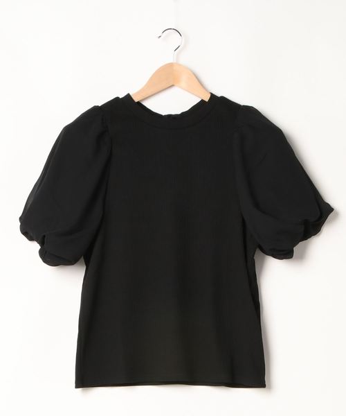 FUN.TRINITY（ファン トリニティー）の「パフスリーブトップス（Tシャツ/カットソー・レディース・ブラック/ベージュ/オフホワイト/ピンク・FREE）」の8枚目の写真