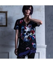 シヴァーライズ スカルプリント 長袖カットソー CIVARIZE スカルプリント 長袖Tシャツ L