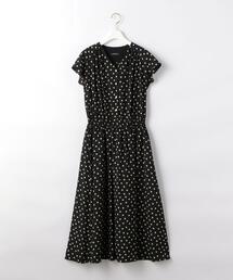 green label relaxing | FFC ドット ギャザー ワンピース(ワンピース)