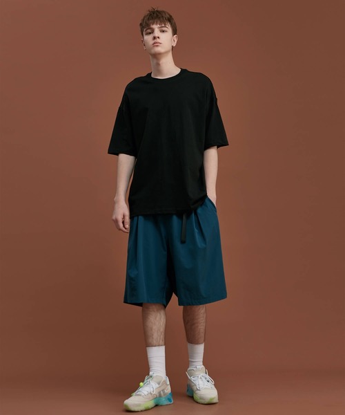INFLATION(インフレーション)の「INFLATION(インフレーション)オーバーサイズクルーネックTシャツ(Tシャツ/カットソー・メンズ・ホワイト/ブラック/パープル/グレー/カーキ/サックスブルー/ミント/ブルーグレー/チャコール/オフホワイト・M/L/XL)」の18枚目の写真
