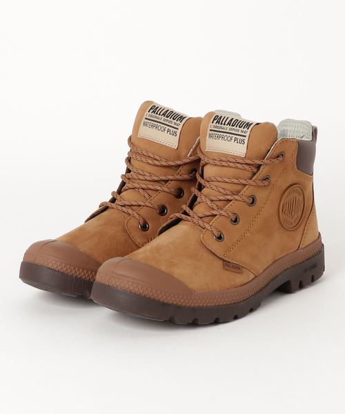 PALLADIUM（パラディウム）の「PALLADIUM/パラディウム　防水レザーシューズ　76464（レインシューズ・メンズ・ブラウン/ブラウン系その他/ストーン/ブラック・28.0cm/27.0cm/26.0cm/25.0cm/24.0cm/23.0cm/23.5cm/24.5cm）」の3枚目の写真