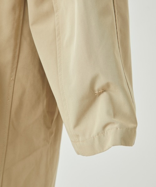 NUMBER (N)INE（ナンバーナイン）の「TAION x NUMBER (N)INE ウォータープルーフ ロングバルマカーンオーバーコート（ステンカラーコート・メンズ・ブラック/ベージュ・S/M/L）」の10枚目の写真