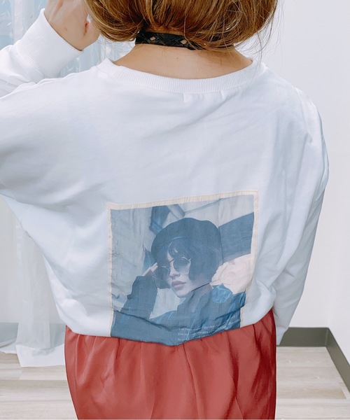 ap retro（アプレトロ）の「アソートガールズプリントTEE【ZOZO原定アイテム】（Tシャツ/カットソー・レディース・アッシュブラウン/ブラック/モカ/ホワイト系その他/ブラック系その他/オフホワイト・FREE）」の2枚目の写真