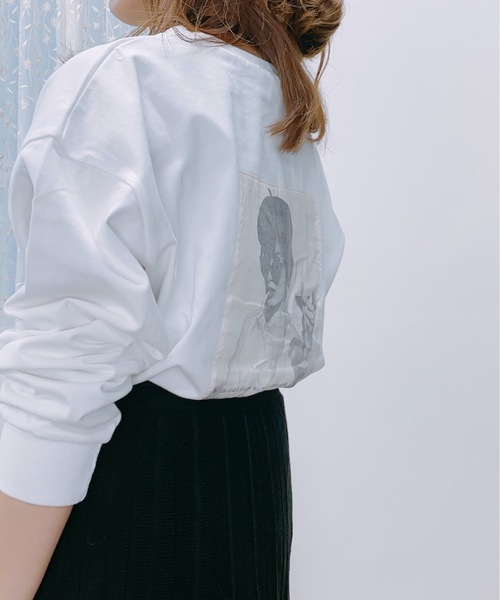 ap retro（アプレトロ）の「アソートガールズプリントTEE【ZOZO原定アイテム】（Tシャツ/カットソー・レディース・アッシュブラウン/ブラック/モカ/ホワイト系その他/ブラック系その他/オフホワイト・FREE）」の7枚目の写真