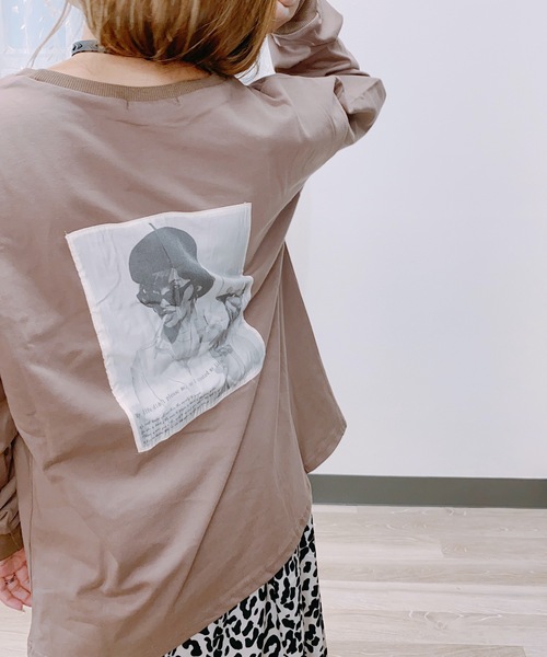 ap retro（アプレトロ）の「アソートガールズプリントTEE【ZOZO原定アイテム】（Tシャツ/カットソー・レディース・アッシュブラウン/ブラック/モカ/ホワイト系その他/ブラック系その他/オフホワイト・FREE）」の17枚目の写真